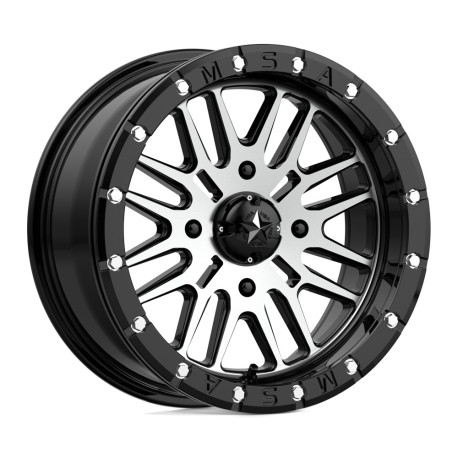 MSA aluminum wheels MSA Offroad Wheels M37 BRUTE BEADLOCK wheel 16x7 4x156 132 ET10, Gloss black | races-shop.com