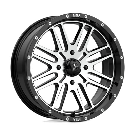 MSA aluminum wheels MSA Offroad Wheels M38 BRUTE wheel 18x7 4x156 132 ET10, Gloss black | races-shop.com
