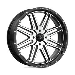 MSA Offroad Wheels M38 BRUTE wheel 22x7 4x137 112.1 ET10, Gloss black