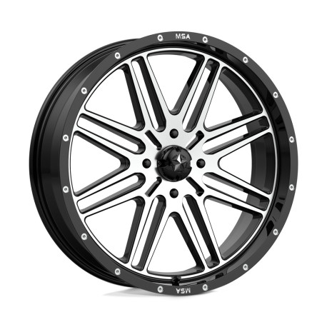 MSA aluminum wheels MSA Offroad Wheels M38 BRUTE wheel 22x7 4x156 132 ET10, Gloss black | races-shop.com