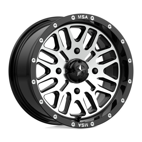 MSA aluminum wheels MSA Offroad Wheels M38 BRUTE wheel 14x7 4x156 132 ET10, Gloss black | races-shop.com