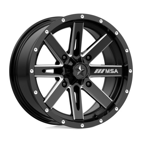 MSA aluminum wheels MSA Offroad Wheels M41 BOXER wheel 15x7 4x137 112.1 ET10, Gloss black | races-shop.com