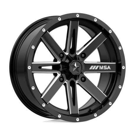 MSA aluminum wheels MSA Offroad Wheels M41 BOXER wheel 16x7 4x156 132 ET10, Gloss black | races-shop.com