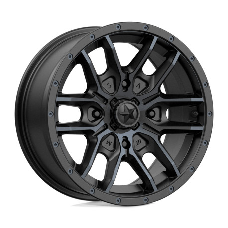 MSA aluminum wheels MSA Offroad Wheels M43 FANG wheel 15x7 4x156 132 ET10, Satin black | races-shop.com