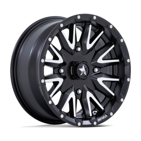 MSA aluminum wheels MSA Offroad Wheels M49 CREED wheel 14x7 4x110 86 ET10, Matte black | races-shop.com