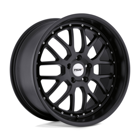TSW aluminum wheels TSW VALENCIA wheel 17x8 5x112 72.1 ET45, Matte black | races-shop.com