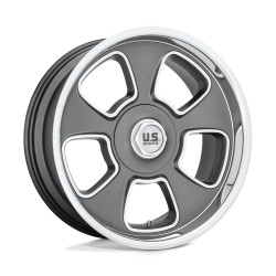 US Mag U125 BOULEVARD wheel 20x8 5x120.65/5x127 78.1 ET1, Matte gun metal