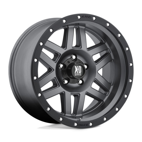 XD aluminum wheels XD 128 MACHETE wheel 18x9 6x139.7 106.1 ET-12, Matte gray | races-shop.com