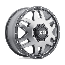 XD 130 MACHETE DUALLY wheel 20x7.5 8x165.1 121.5 ET142, Matte gray