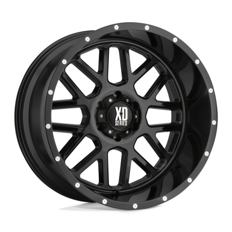 XD aluminum wheels XD 820 GRENADE wheel 20x12 5x127 78.1 ET-44, Gloss black | races-shop.com