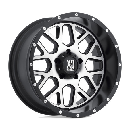 XD aluminum wheels XD 820 GRENADE wheel 20x9 8x180 124.2 ET18, Satin black | races-shop.com