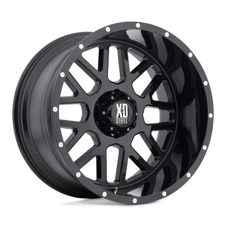 XD aluminum wheels XD 820 GRENADE wheel 20x9 8x180 124.2 ET0, Satin black | races-shop.com