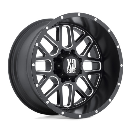XD aluminum wheels XD 820 GRENADE wheel 20x9 8x180 124.2 ET18, Satin black | races-shop.com