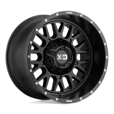 XD aluminum wheels XD 842 SNARE wheel 20x12 6x135/6x139.7 106.1 ET-44, Satin black | races-shop.com
