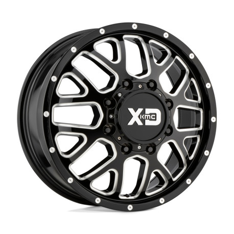 XD aluminum wheels XD 843 GRENADE DUALLY wheel 17x6.5 8x200 142 ET111, Gloss black | races-shop.com