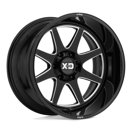 XD aluminum wheels XD 844 PIKE wheel 20x12 8x165.1 125.1 ET-44, Gloss black | races-shop.com