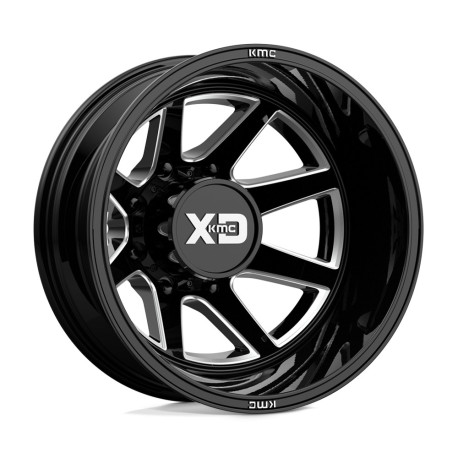 XD aluminum wheels XD 845 PIKE DUALLY wheel 20x8.25 8x165.1 121.5 ET-240, Gloss black | races-shop.com