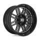 XD aluminum wheels XD 850 CAGE wheel 22x10 8x165.1 125.1 ET-18, Gloss black | races-shop.com