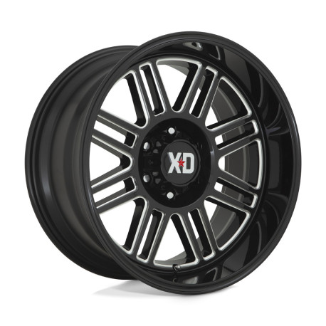 XD aluminum wheels XD 850 CAGE wheel 22x10 8x165.1 125.1 ET-18, Gloss black | races-shop.com