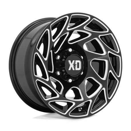 XD aluminum wheels XD 860 ONSLAUGHT wheel 22x12 8x165.1 125.1 ET-44, Gloss black | races-shop.com
