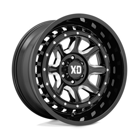 XD aluminum wheels XD 866 OUTLANDER wheel 22x10 8x165.1 125.1 ET-18, Gloss black | races-shop.com