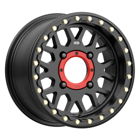 XD aluminum wheels XD Powersports XS235 GRENADE BEADLOCK wheel 15x6 4x137 112.1 ET38, Satin black | races-shop.com