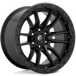 Fuel D844 REBEL wheel 17x9 6x139.7 106.1 ET1, Black