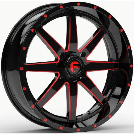 Fuel aluminum wheels Fuel UTV D650 MAVERICK UTV wheel 20x7 4x156 132 ET13, Gloss black | races-shop.com