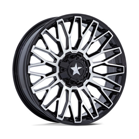 MSA aluminum wheels MSA Offroad Wheels M50 CLUBBER wheel 14x7 4x137/4x156 110.1 ET10, Gloss black | races-shop.com