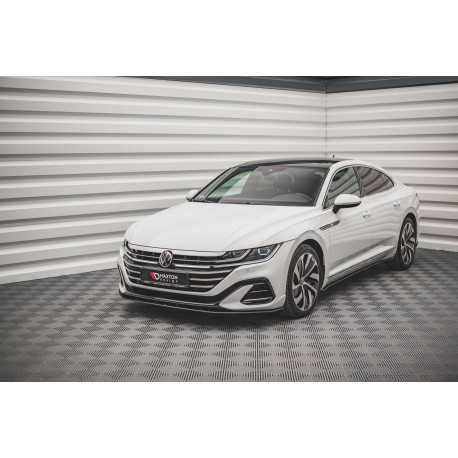 Body kit and visual accessories MAXTON DESIGN Street Pro front splitter for Volkswagen Arteon R-Line Facelift | races-shop.com
