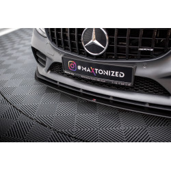 STREET PRO Front Splitter + Flaps Mercedes-AMG C43 Coupe C205 Facelift
