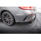 Body kit and visual accessories MAXTON DESIGN Street Pro rear side splitters + Flaps for Mercedes-AMG C43 Coupe C205 Facelift | races-shop.com