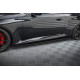 MAXTON DESIGN side skirts diffusers for BMW M2 G87, glossy black, V3