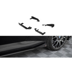 MAXTON DESIGN side flaps for BMW 2 Coupe G42, glossy black