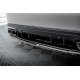 Body kit and visual accessories MAXTON DESIGN central rear splitter for Mercedes-AMG C63 Sedan (with vertical bars), glossy black | races-shop.com