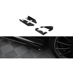 MAXTON DESIGN side flaps for Mercedes-Benz A AMG-Line W176 Facelift, glossy black