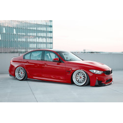 MAXTON DESIGN side skirts diffusers for BMW M3 F80, fiberglass primed