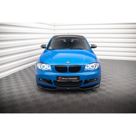 Body kit and visual accessories Front Splitter V1 BMW 1 M-Pack E87 Facelift | races-shop.com