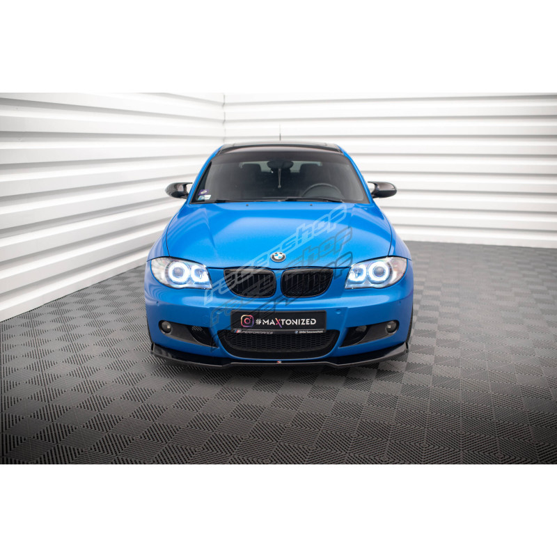 MAXTON DESIGN front splitter for BMW 1 M-Pack E87 Facelift, glossy