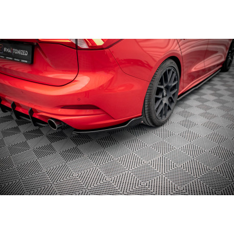 Body kit and visual accessories Rear Side Splitters V.6 Ford Focus Estate ST Mk4 | races-shop.com