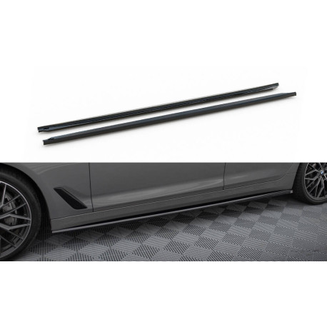 Body kit and visual accessories MAXTON DESIGN side skirts diffusers for BMW 5 G30 / G31 Facelift, glossy black | races-shop.com