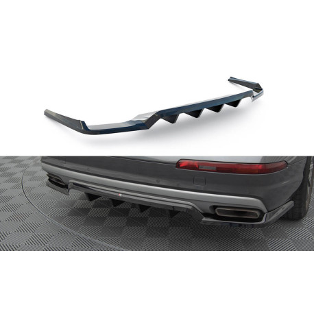 Body kit and visual accessories Central Rear Splitter (with vertical bars) Audi Q7 Mk2 | races-shop.com
