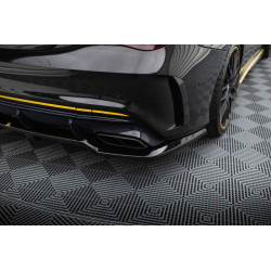 Central Rear Splitter (with vertical bars) Mercedes-AMG CLA 45 C117 Facelift