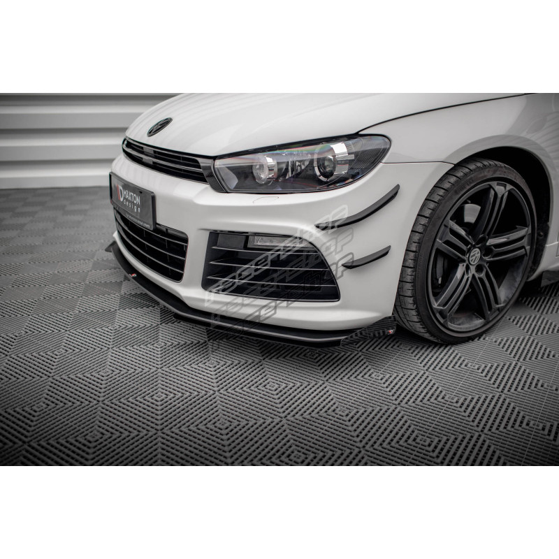 Front Spoilers: RDX Front Spoiler VARIO-X for VW Scirocco 3 (2014+) Front Lip Splitter