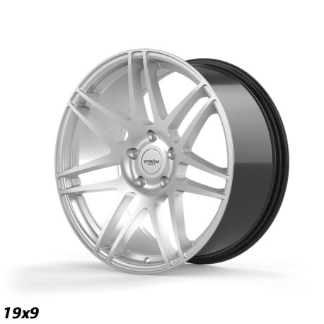 ALU disky STROM STROM STR3 wheel 20x10 5x112 66.6 ET42, Quartz Silver | races-shop.com