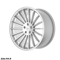 STROM STR4 wheel 22x11.5 5x120 74.1 ET35, Platinum Silver