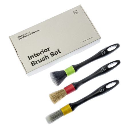 Autodetailing sets Koch Chemie Interior brush set - Detailing set of 3 brushes for interior cleaning | races-shop.com
