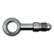 Banjo adaptors Banjo bolt end (long), for AN4 hose straight, 11,2mm (bolts M12x1), stainless steel | races-shop.com