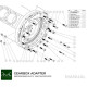 Mercedes Gearbox adapter plate Mercedes-Benz V6 M112 V8 M113 - Manual BMW (M57N2 / N54) | races-shop.com