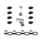 Intake manifold plugs Set of intake manifold caps for VAG 2.0 TDI CR V2 (full set) | races-shop.com